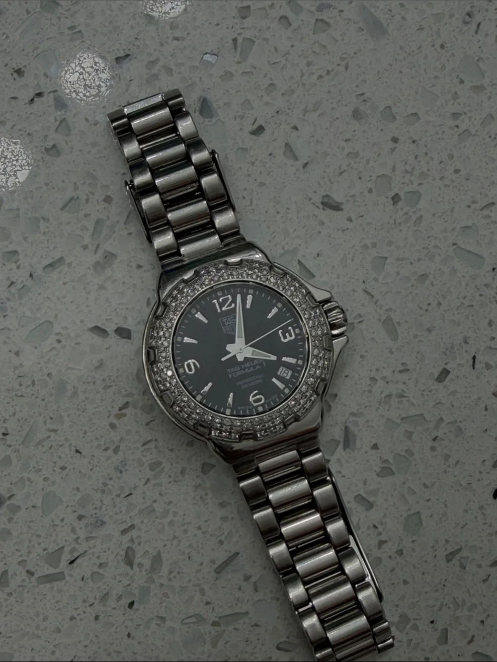 Tag Heuer Formula 1 Women's Stainless Steel Watch with Black Dial